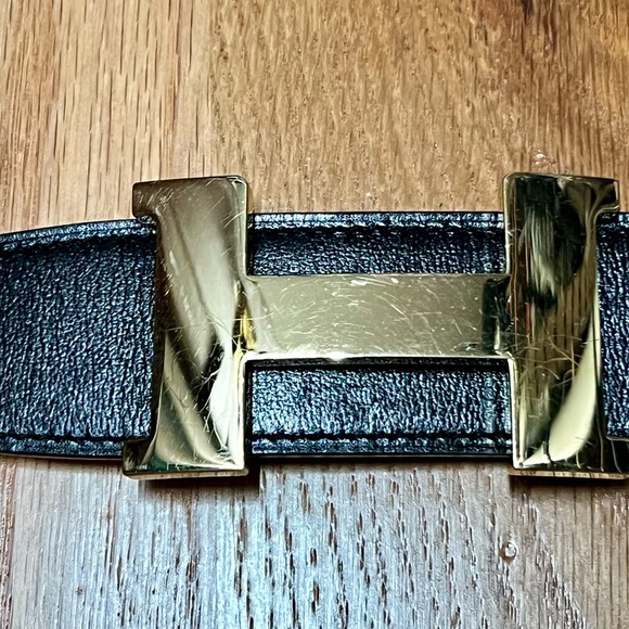 Hermes Constance 38mm Noir/Gold Belt size 80 Authentic Box and Dustbag included - Picture 2 of 11